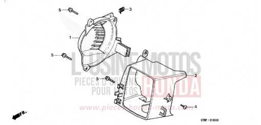 SHROUD/FAN COVER PK50P de 1993